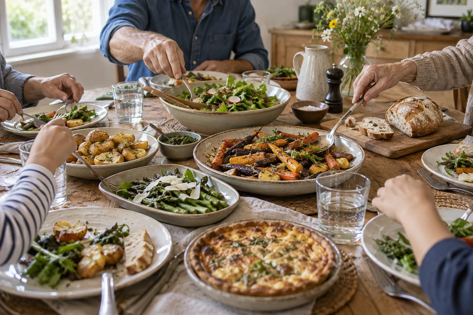 Illustration éditoriale pour Choisir un restaurant familial à Joué-lès-Tours
